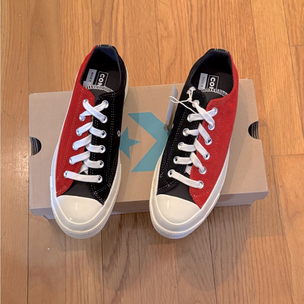 CONVERSE + Beyond Retro Chuck 70 two-tone velvet sneakers - Women’s Size 7 - New